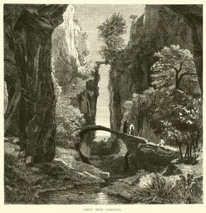 Gorge nær Sorrento af English School