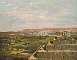 Goshen, Egypten (farvelitografi) af English School