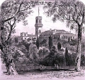 Government House, Melbourne, Australien, fra 