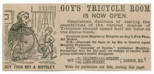 Goys Trehjulet cykelrum af English School