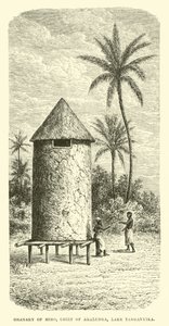 Granary of Miro, Chief of Akalunga, Lake Tanganyika  af English School