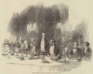 Grand Banket til Viscount Palmerston af Reform Club af English School