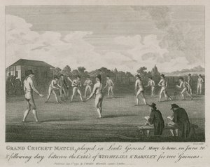 Grand cricketkamp spillet i Lords Ground, Marylebone, London af English School