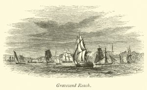 Gravesend Reach  af English School