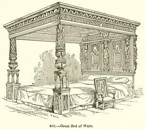 Store Bed of Ware af English School