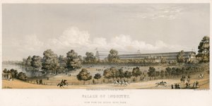 Store udstilling, 1851, Fra broen, Hyde Park af English School