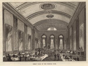 Store sal i Temple Club, London af English School