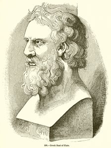 græsk buste af Platon