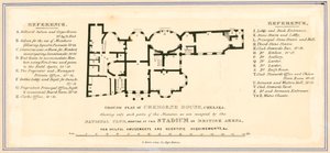 Grundplan for Cremorne House, London af English School