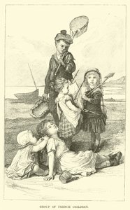 En gruppe franske børn af English School