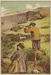 Rypeskydning (farvegravering) af English School