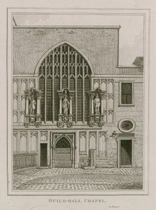 Guildhall Chapel, London af English School