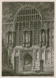 Guildhall Chapel, London af English School