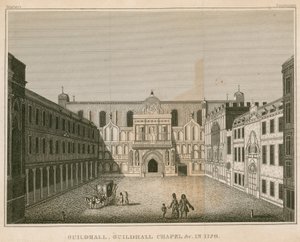 Guildhall Chapel, London af English School