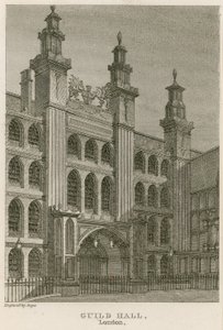 Guildhall, London af English School