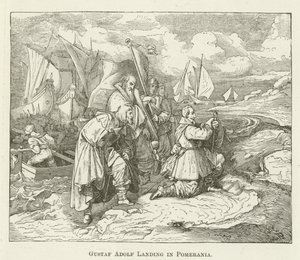 Gustaf Adolf landgang i Pommern af English School