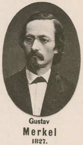 Gustav Merkel (gravering) af English School