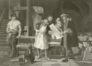 Gutenberg 1400-1468 af English School