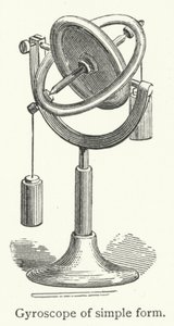 Gyroskop einfacher Form (Gravur) von English School