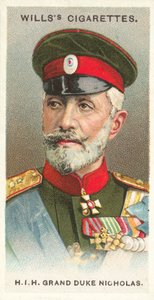 HIH Grand Duke Nicholas (chromolitho) af English School