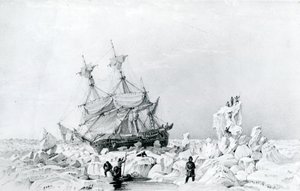 HMS Terror holdt på is af English School