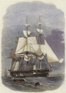 HM dampkorvet Racoon af English School