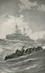 H. M. S. Mars, Terrible og Dragon Cruising i Den Engelske Kanal af English School