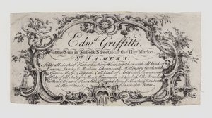 Smykker, Edward Griffitts, handelskort af English School