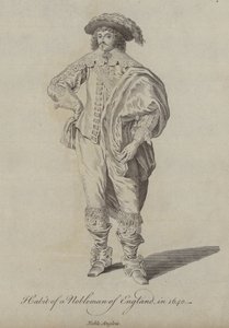 En adelsmand af Englands vane i 1640 af English School