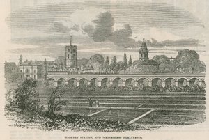 Hackney Station og Watercress Plantation, London af English School