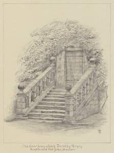 Haddon Hall, Die Tür, durch die Dorothy Vernon mit Sir John Manners durchbrannte