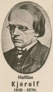 Halfdan Kjerulf (gravure) af English School