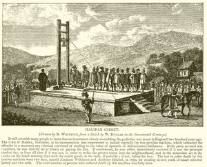Halifax Gibbet af English School