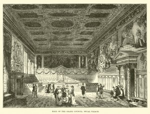Hall of the Grand Council, Ducal Palace  af English School