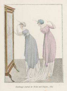 Hamborgs tidsskrift for mode og elegance, 1802 af English School