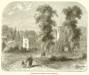 Hampdens Hus og Kirke af English School