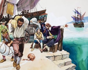 Havnescene af English School