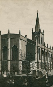 Harwich Kirke (litografi) af English School