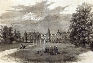 Hatfield House, the Seat of the Marquis of Salisbury, fra 