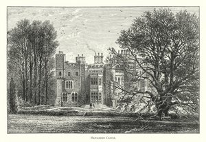 Hawarden Castle (gravering) af English School