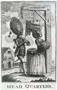 Hovedkvarteret, 1777 af English School