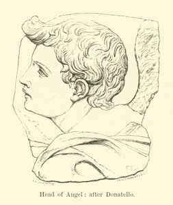 Englens hoved (gravering) af English School