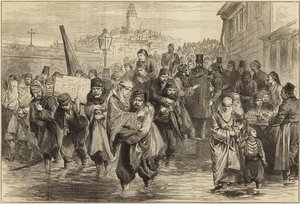 Kraftig regn i Konstantinopel af English School