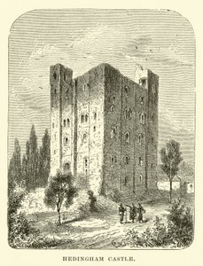 Hedingham Castle  af English School