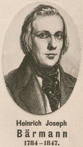 Heinrich Joseph Barmann (gravure) af English School