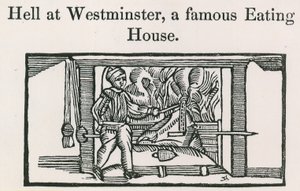 Hell in Westminster, ein berühmtes Speisehaus von English School