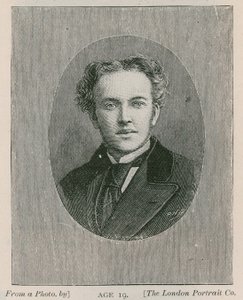 Henry Arthur Jones, dramatiker, 19 år af English School