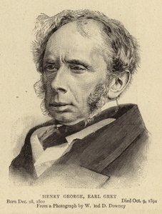 Henry George, Earl Grey (gravering) af English School
