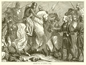 Henry III i Lewes, 1264 af English School