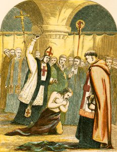 Henrik II pisket af præsterne i Canterbury af English School